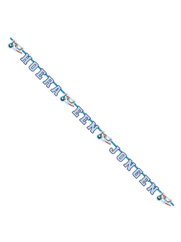 Folat BV - Letter garland Hooray a Boy (NL)