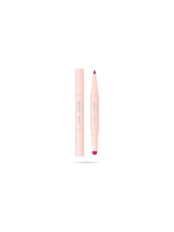 PUPA Milano Vamp! Creamy Duo Lip Pencil & Shiny Lipstick 012 Cherry Red 0,8 gr