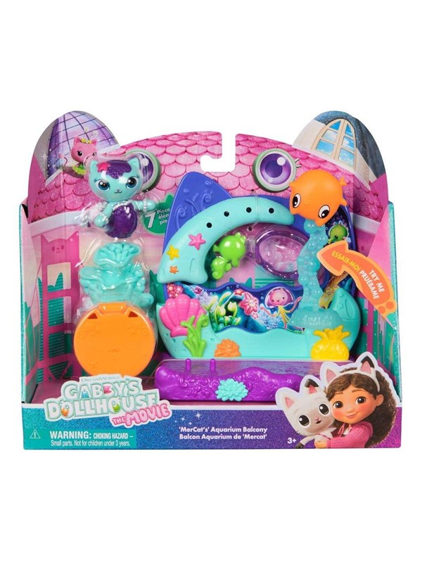Gabby’s Poppenhuis De Film – Meerminkat's Aquarium Balkon Speelset