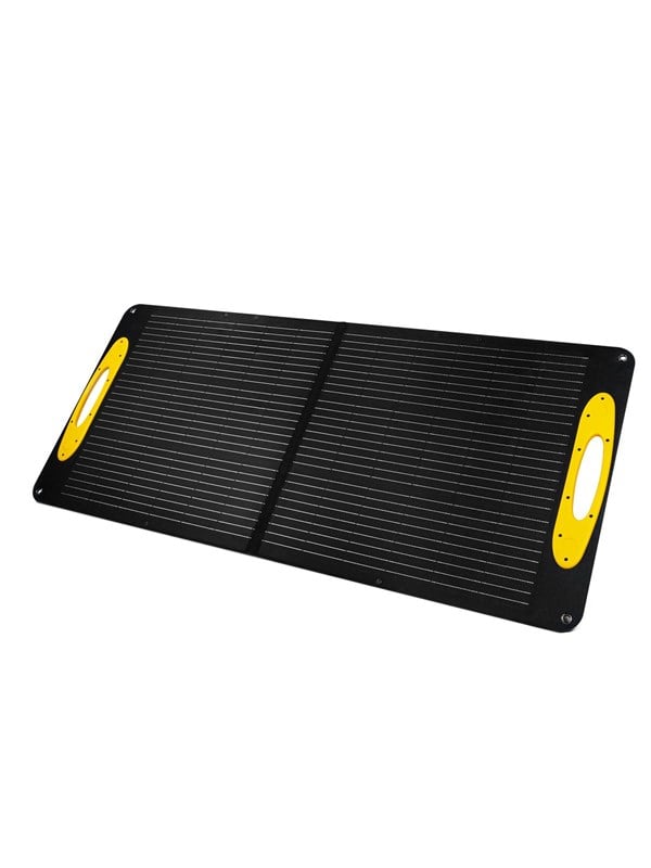 Opvouwbaar Zonnepaneel, 100W, Monokristallijn, IP65 Waterbestendig, USB-A en USB-C Poort, Solar Panel, 3m Kabel met 4 Aansluitingen, Draagbaar Zonnepaneel, Aqiila Sunbird P100