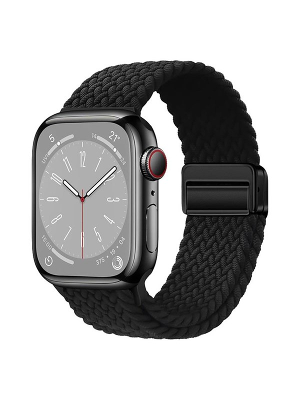 Lippa Apple Watch Nylon Strap incl. Magnetic Lock 38/40/41 mm - Black