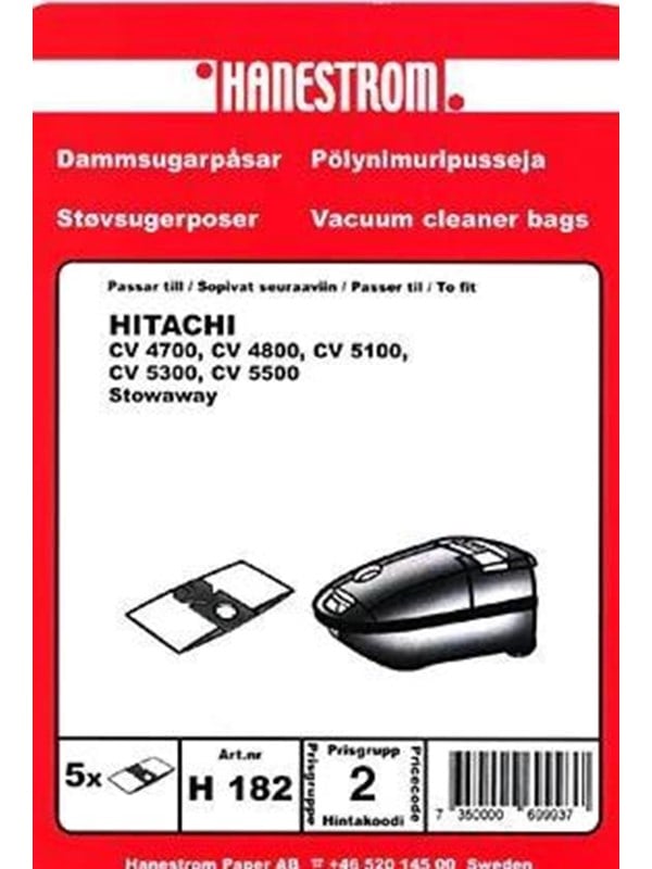 hanestroem Vacuum Cleaner Bags - 5 Pack