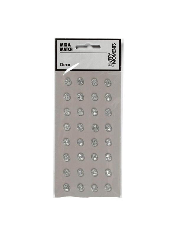 Creativ Company - Rhinestones Silver 32pcs.