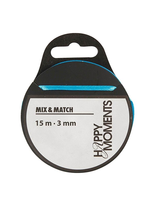 Creativ Company - Satin ribbon Light blue 15m