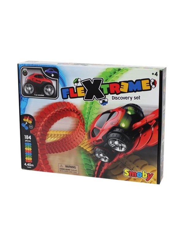 FleXtreme - Discovery set - Racebaan - 184 track - flexibel circuit - 4.4 meter - vanaf 4 jaar