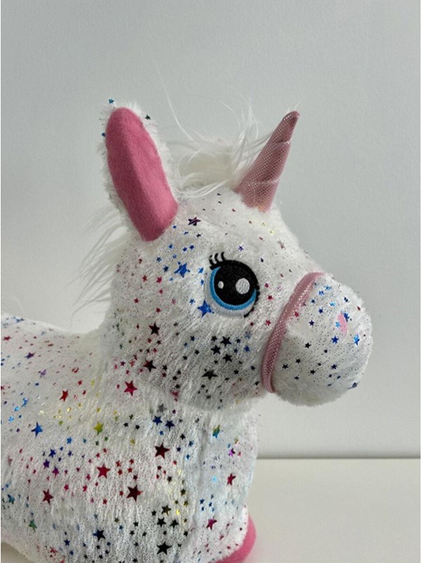 Krea Hop And Bounce Plush Horse Rainbow