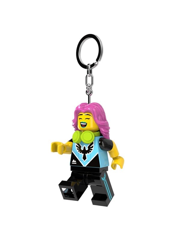 Euromic LEGO® Minifigures Keychain Light Gamer Girl