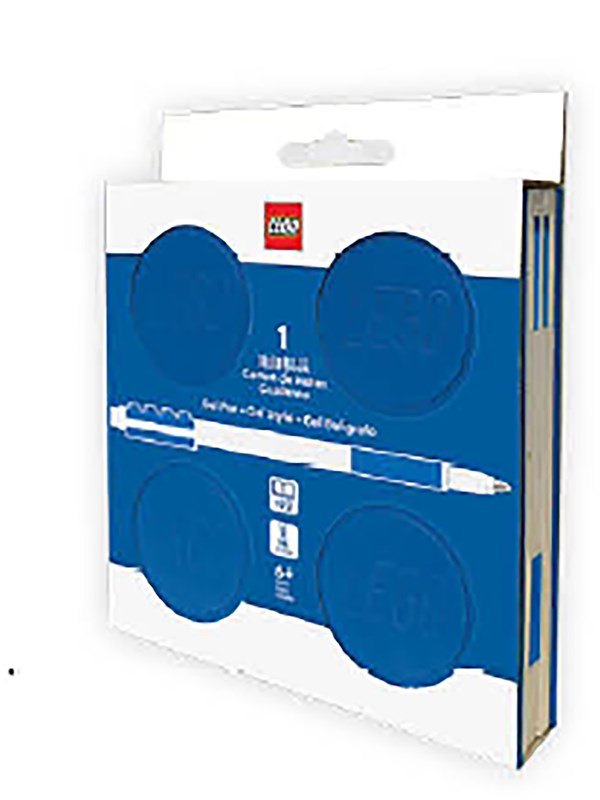 Euromic LEGO® Locking Notebook w/Gel Pen (box) 192p BLUE
