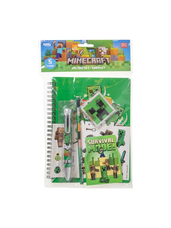 Euromic MINECRAFT Writing Set w/ multi-col. pen