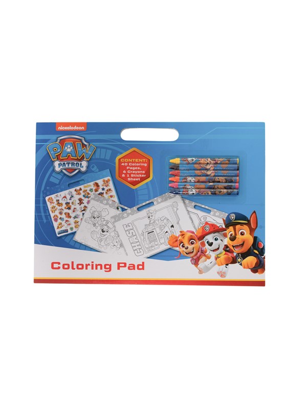 Euromic Artist pad with 40 colour-in posters 29.5 x 21 cm (b/w) and 6 regular crayons (6 colours ) & 1 sticker sheet