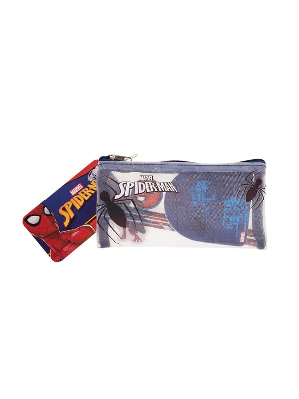 Euromic SPIDERMAN Filled mesh pencil pouch w/stationery