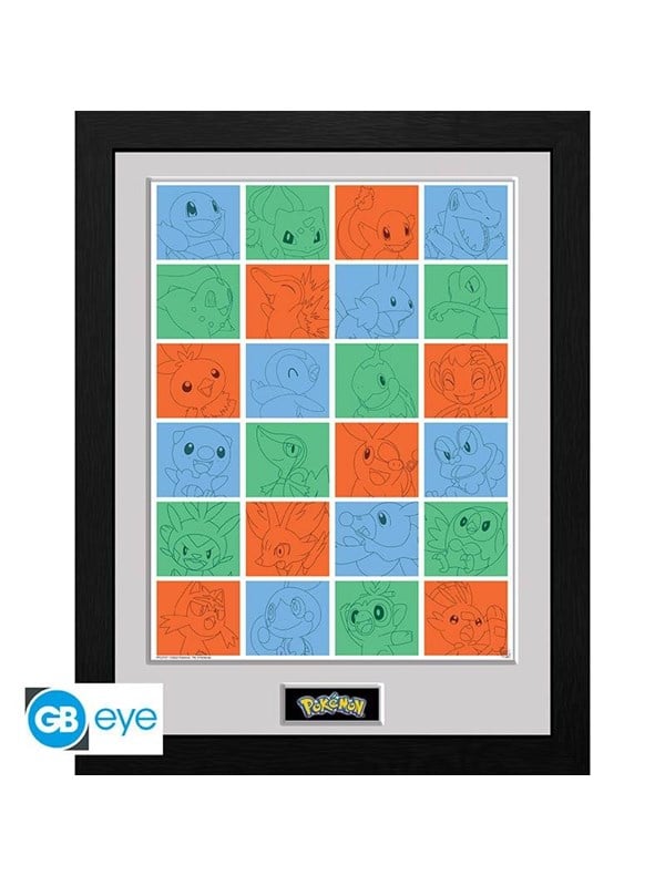 ABYstyle - Framed Print First Partner Grid - 30.5 x 40.6 cm - Afbeelding
