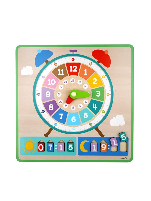 Barbo Toys Wacky Wonders - Wooden Clock Board (INT)