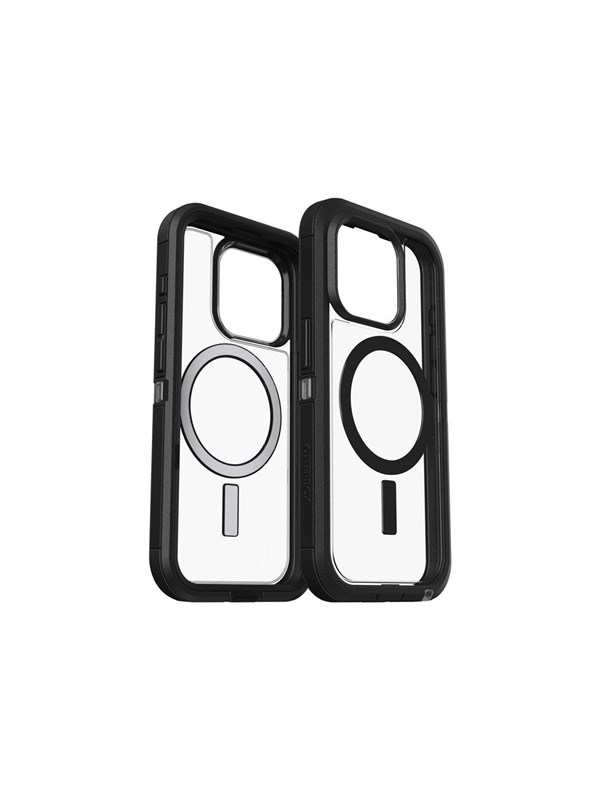 OtterBox Defender XT Clear Apple iPhone 15 Pro Max Dark Side - clear/black - ProPack
