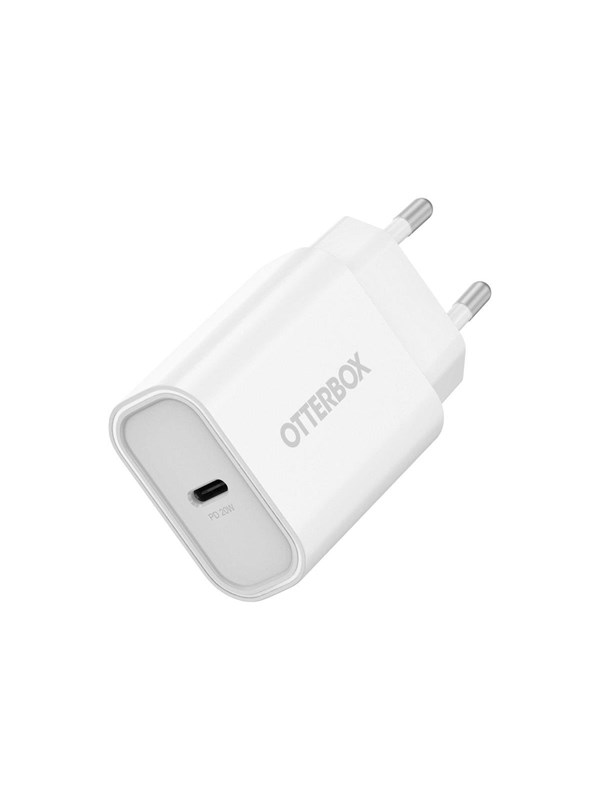 Otterbox Standard Wall Charger Oplader Adapter USB-C 20W PD (EU Wall Charger - USB-C) - Wit