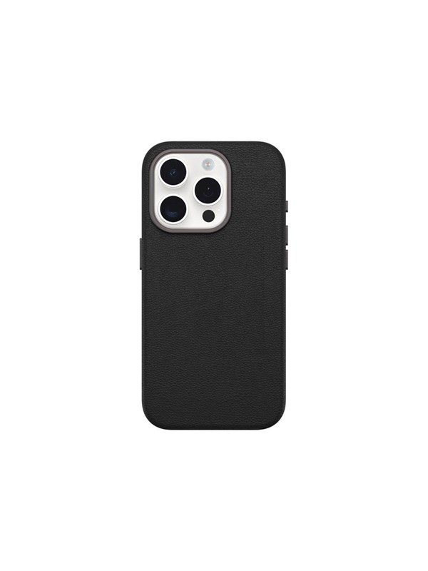 OtterBox Symmetry Cactus Leather Apple 15 iPhone Pro Noir Ash - black
