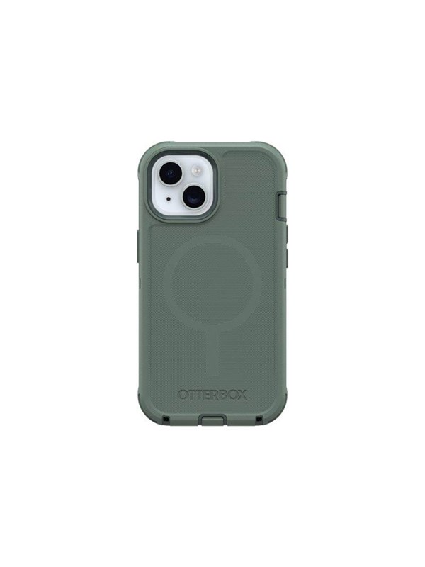 Otterbox Defender Backcover Apple iPhone 17e, iPhone 16e, iPhone 15, iPhone 14, iPhone 13 Groen MagSafe compatible