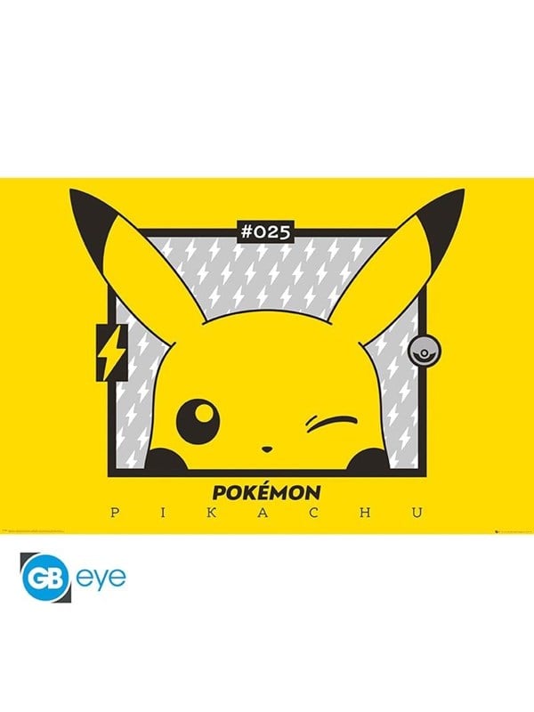 ABYstyle - POKEMON Poster Pikachu Wink (91.5x61cm) - Poster