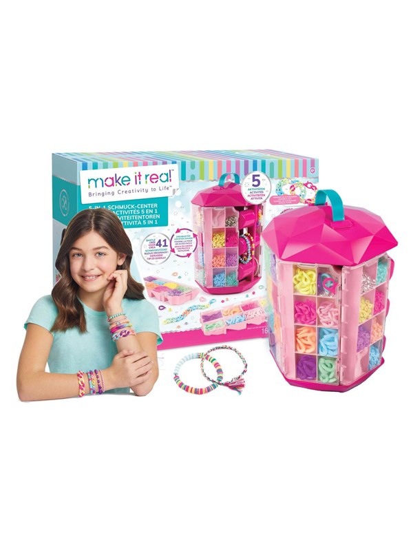 Make it Real - 5-in-1 Sieraden Toren - Mix & match en maak 41 kleurrijke armbanden