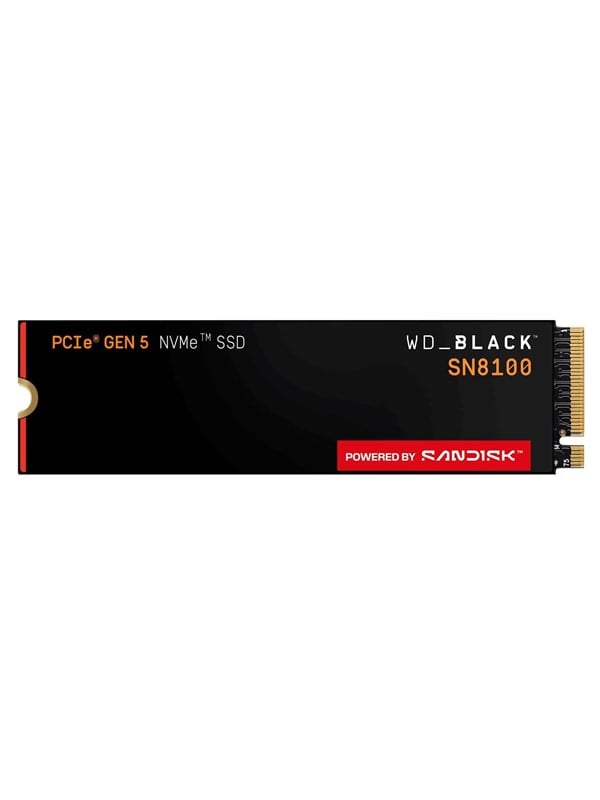 SANDISK WD Black SN8100 SSD - 4TB - M.2 2280 - PCIe 5.0 - Zonder heatsink