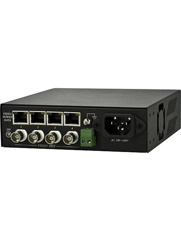 Deltaco Receiver Unit 4 TTP111VPDC BNC vid 12V powerRS485