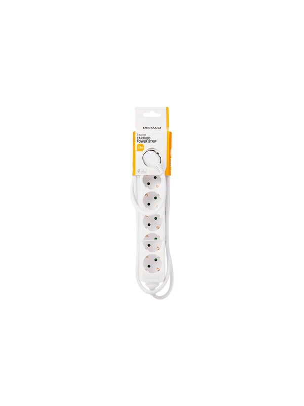 Deltaco GT-0600 Power Strip - 1.5 m