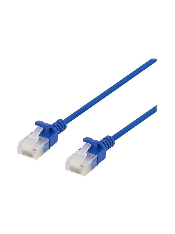 Deltaco patch cable - 50 cm - blue - Blauw - 0.5m