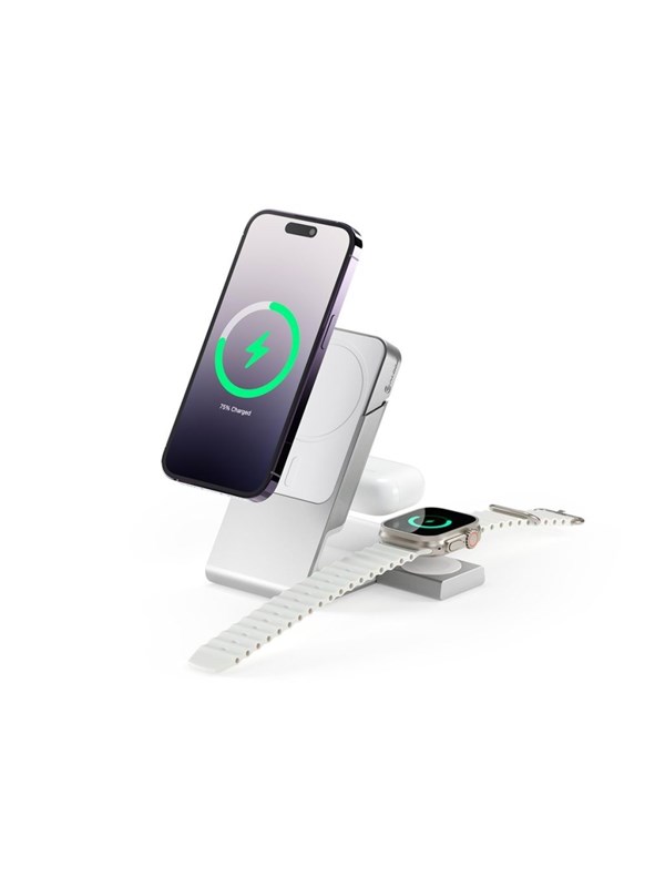 Alogic Matrix+ 3-in-1 Magnetic Charging Dock with Power Bank and geschikt voor Apple Watch - Global