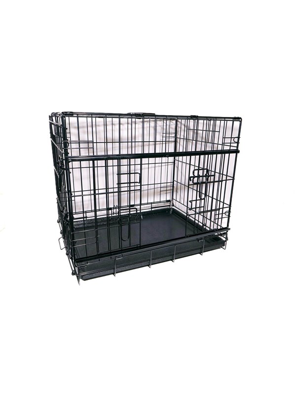 Active Canis - Premium kooi met schuifdeur - Zwart - 107 x 71 x 79 cm