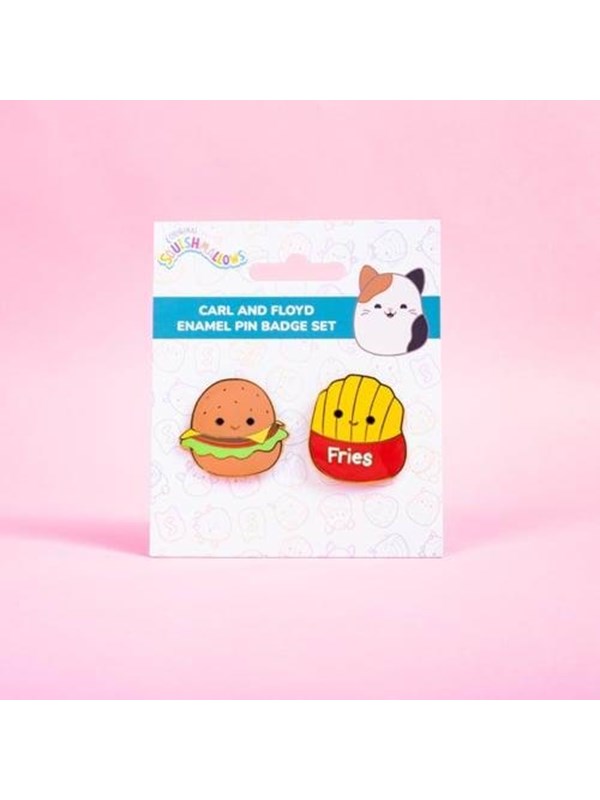 Squishmallows - Carl & Floyd (2-Pack) - Speld / Badge