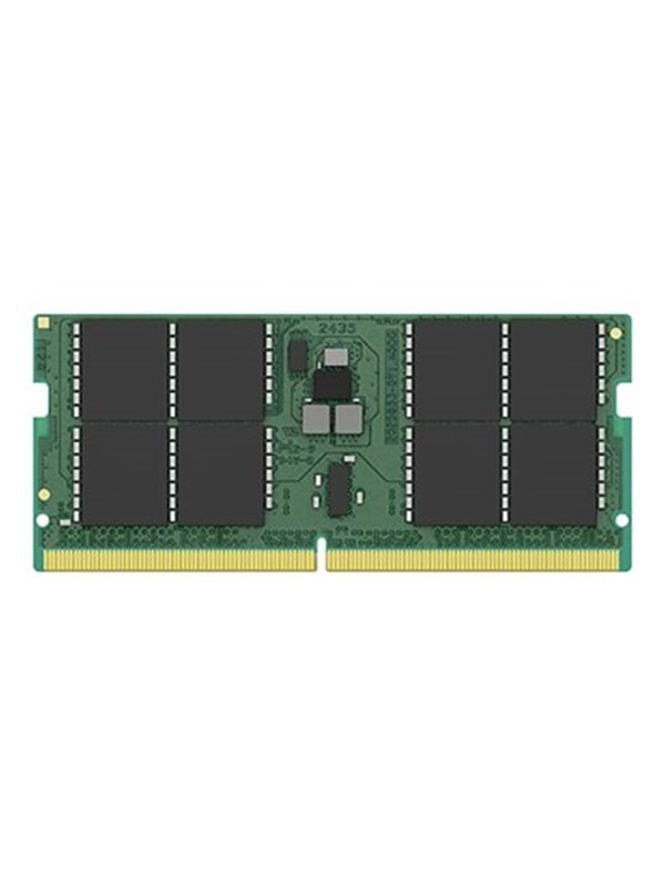 Kingston ValueRAM Clocked (CSODIMM) DDR5-6400 - 32GB - CL52 - Single Channel (1 pcs) - Groen