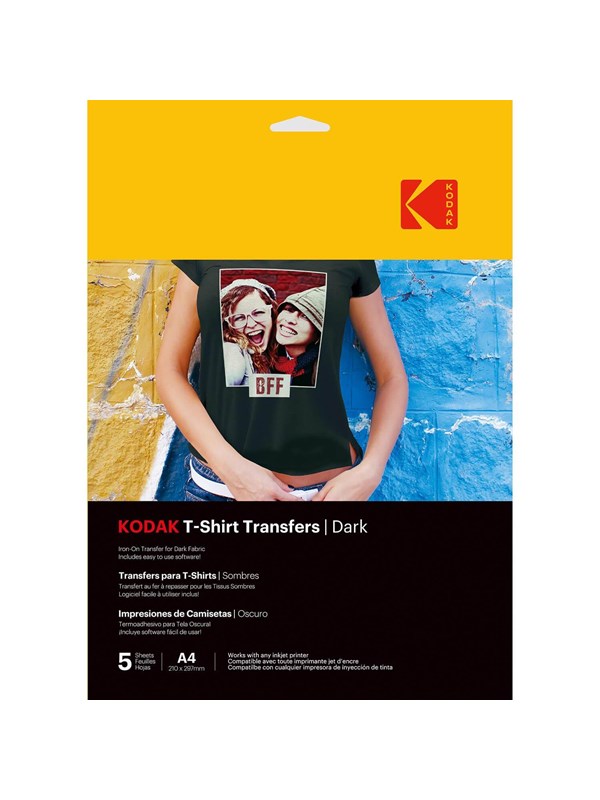 Kodak Fotopapier - Transferpapier voor donker textiel - A4 - 5 vellen