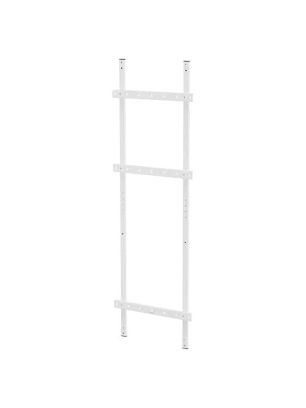 Deltaco Office Floor-Wall Support for Heigth-Adjustable Mount