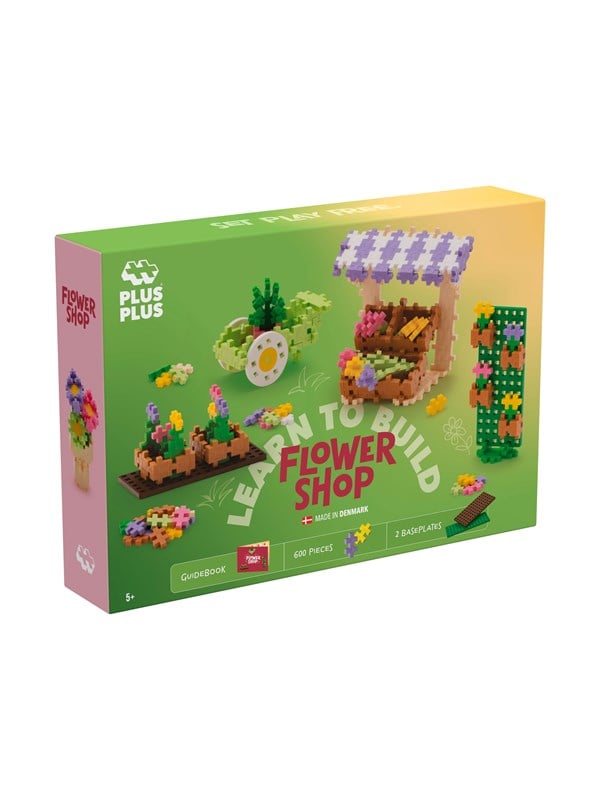 Plus-Plus Learn to Build Bloemenwinkel 600 delige bouwset - 5008 - Bouwspeelgoed - Constructiespeelgoed - Set met bouwstenen - Vanaf 5 jaar
