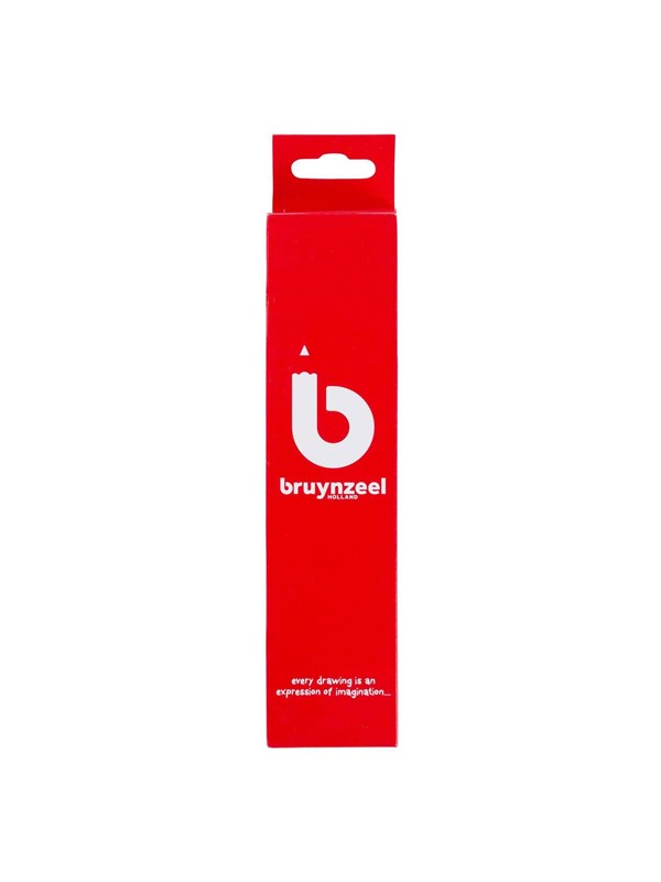 Bruynzeel Hb Black-Red And Gum Graphite Pencil