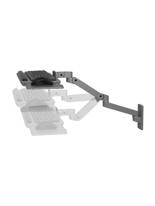 Ergotron LX Pro keyboard/mouse arm mount tray - adjustable