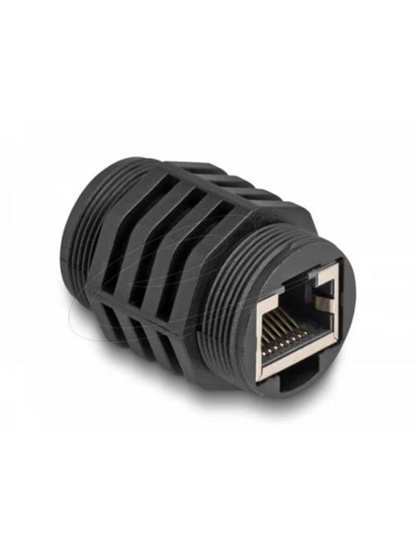 DeLOCK Network Coupler - Black - Zwart