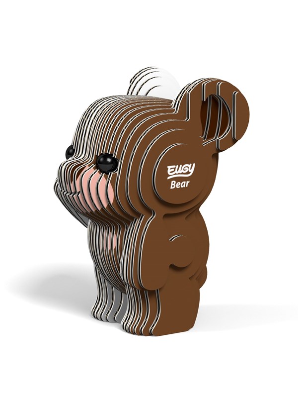 EUGY 3D Puzzel - Beer - Wilde Dieren - Duurzaam - Verzamel Ze Allemaal - 6 Jaar