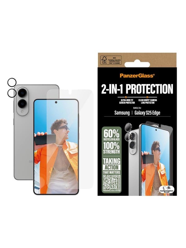 PanzerGlass 2-in-1 Bundle Samsung S25 Edge