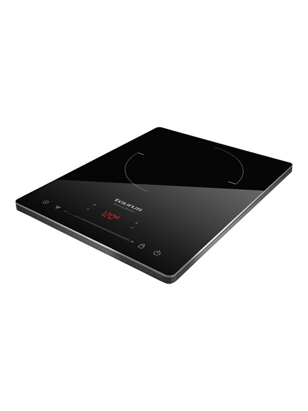 Taurus Darkfire Serie - Inductiekookplaat - 2000W - Dubbele Kookzones - Zwart Glas