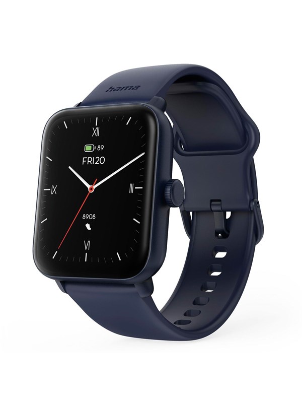 Hama Smartwatch 6010 GPS TFT-Display Telefoonfunctie Waterdicht 1.65 Inch Donkerblauw