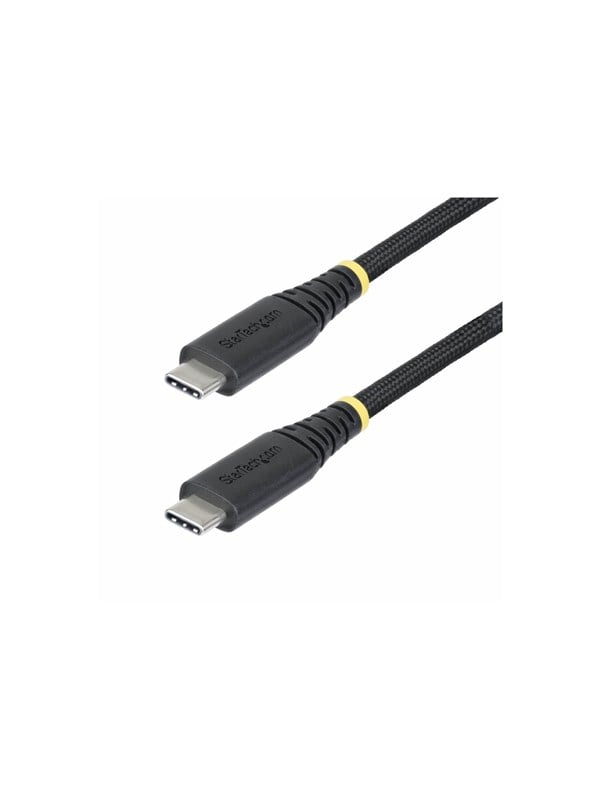 StarTech.com 3m USB-C Charging Cable 240W Silicone Jacket w/Braid - USB-C cable - 24 pin USB-C to 24 pin USB-C - 3 m