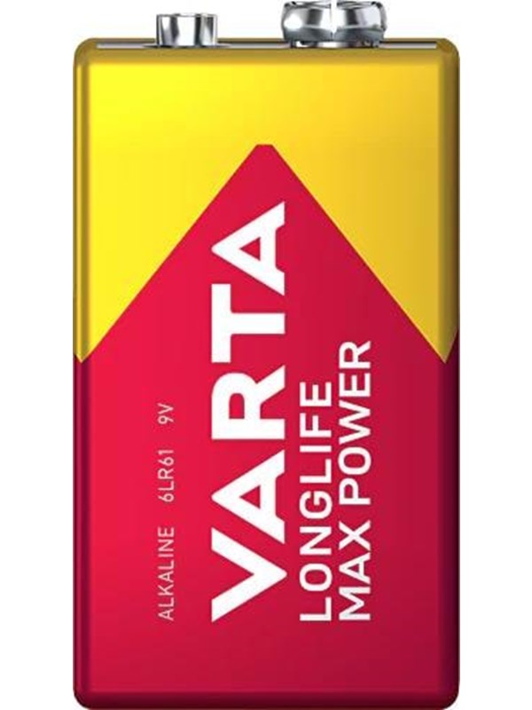 VARTA Longlife Max Power 9V 1-Pack VLK