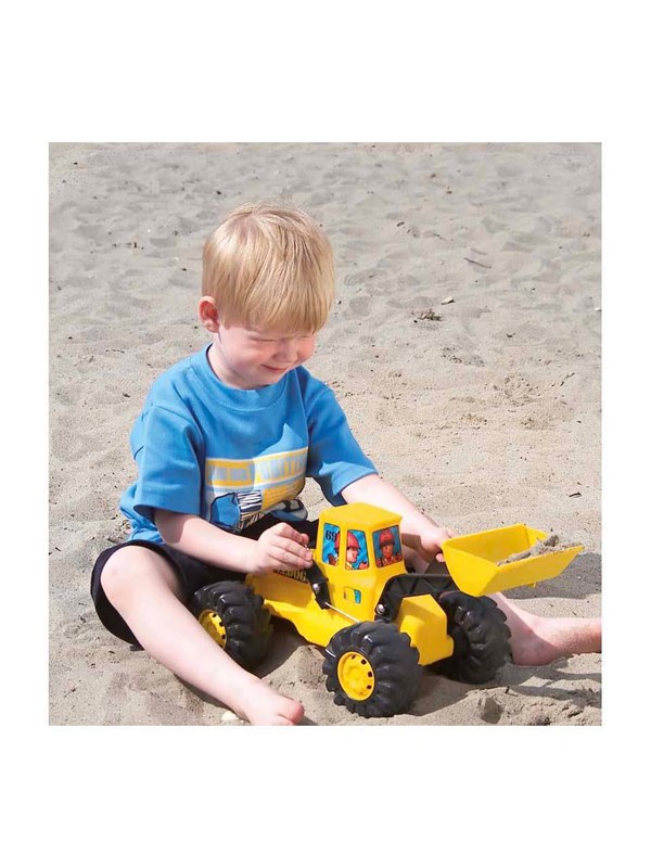 Dantoy graafmachine speelgoed - Rolf shovel, 43cm, duurzaam kunststof.