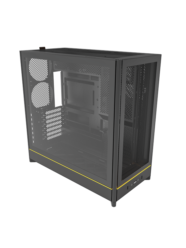 Montech HS01 Mesh - Case - Miditower - Zwart