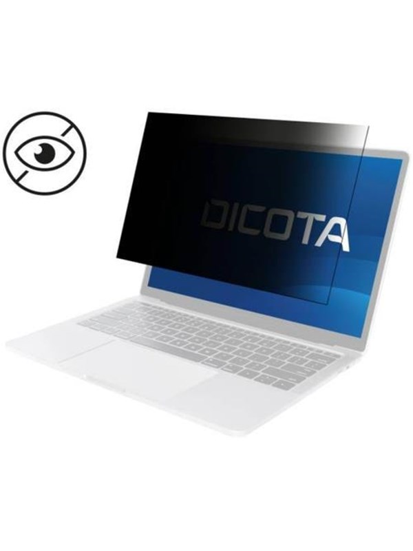 Dicota 2-Way Magnetic Privacyfilter voor Laptop 13" (16:10) | Zwart