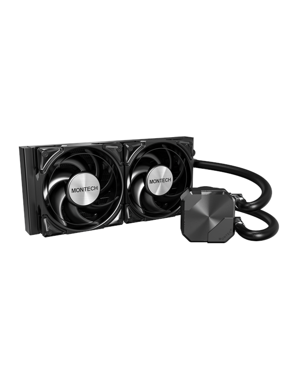 Montech HyperFlow240 Silent Black - CPU waterkoeling - Maximaal 25 dBA