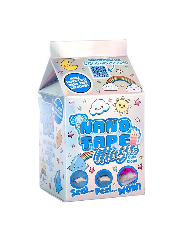 Nano Tape Magic - Mini Cute Cloud - Maak 3 nano tape knutselontwerpen - Dé virale knutseltrend