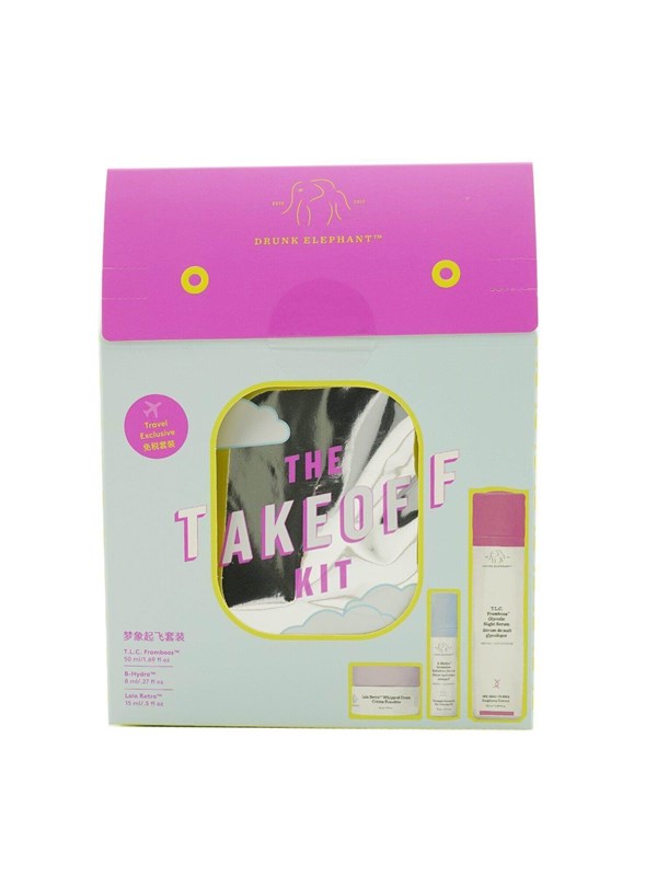 Drunk Elephant The Take Off Kit T.L.C. Framboos, Lala Retro & B-Hydra 1 set
