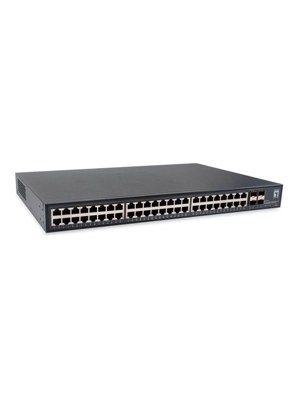 LevelOne GTU-5211 netwerk-switch Unmanaged Gigabit Ethernet (10/100/1000) Zwart